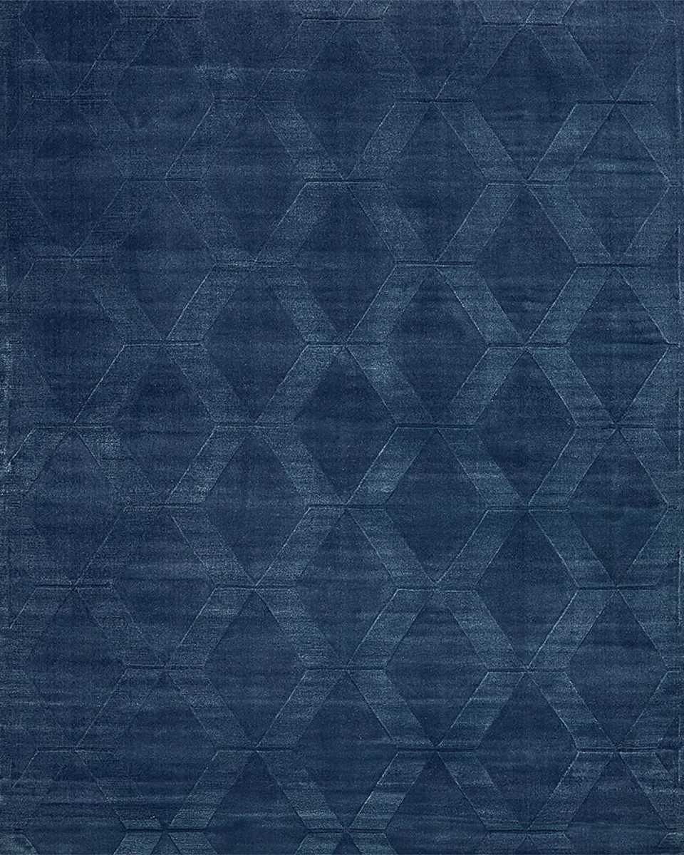 Brunello Hand-Loomed Navy Rug, 12' x 15'